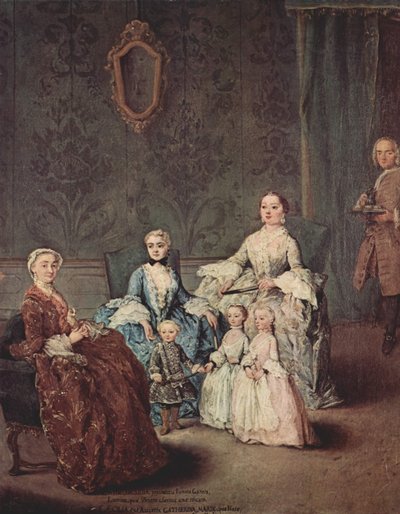 Portrait of the Sagredo Family by Pietro Longhi